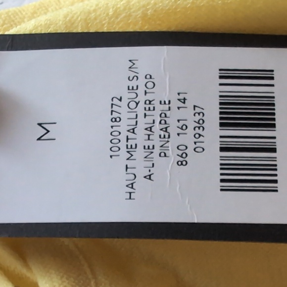 A-line halter top - pineapple - Picture 3 of 3